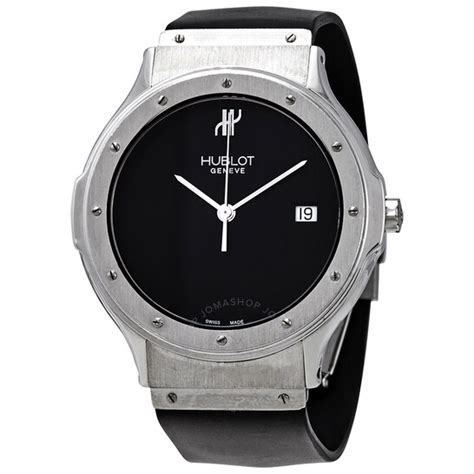 hublot geneve black face|Hublot Classic MDM D1523.1 Geneve black dial .